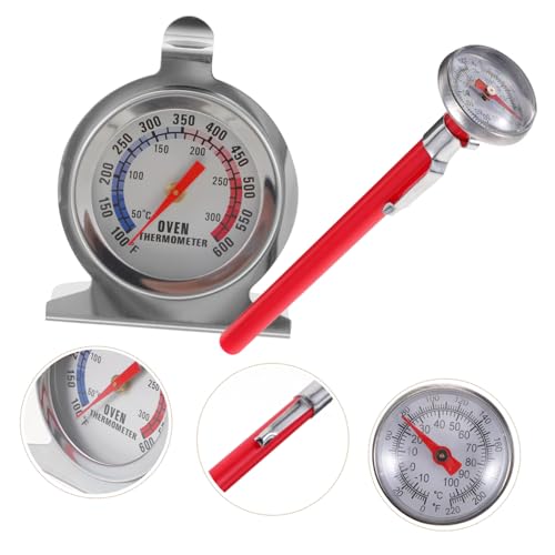 AUTSUPPL 2 Stück Präzises Sofort-lese Fleischthermometer mit Edelstahlsonde Hitzebeständig Vielseitig Einsetzbar als Grill Ofenthermometer für Küche Bbq Braten und Getränke AUTSUPPL 2 Stück Präzises Sofort-lese Fleischthermometer mit Edelstahlsonde Hitzebeständig Vielseitig Einsetzbar als Grill Ofenthermometer für Küche Bbq Braten und Getränke von AUTSUPPL