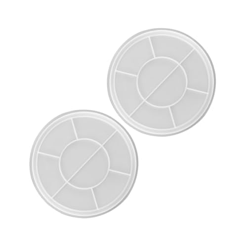 AUTSUPPL 2 Stück Runde Silikonform für DIY Desserttablett Herstellung Langlebige Epoxidharz Gießform Multifunktionales Obst Aufbewahrungstablett als Geschenk für Bastelprojekte AUTSUPPL 2 Stück Runde Silikonform für DIY Desserttablett Herstellung Langlebige Epoxidharz Gießform Multifunktionales Obst Aufbewahrungstablett als Geschenk für Bastelprojekte von AUTSUPPL
