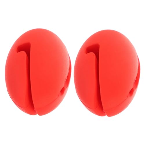 AUTSUPPL 2 Stück Silikon Thermometer Clip Hitzebeständiger Topfclip für Temperaturfühler Flexibler Rutschfester Halteclip für Kochthermometer Passend für Töpfe und Becher Langlebig und von AUTSUPPL