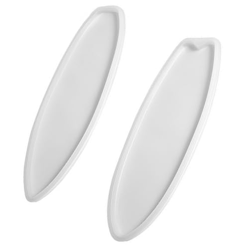 AUTSUPPL 2 Stück Silikonform für DIY Surfboard Deko Untersetzer Gießform Wiederverwendbar Antihaftbeschichtet Praktisch für Harz Kunsthandwerk und Heimdekoration von AUTSUPPL