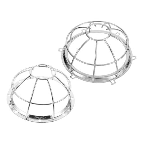 AUTSUPPL 2 Stück Sprinklerkopfschutz aus Robustem Eisen Einfache Montage Staub Schmutzabweisend Schützender Käfig für Feuersprinkler Dekorativer Sprinklerabdeckungsschutz für Große Flächen von AUTSUPPL