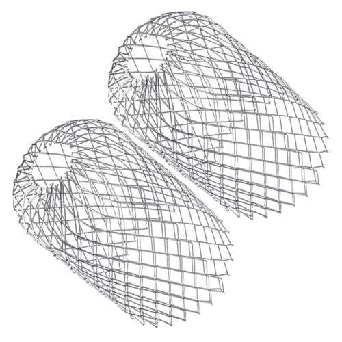 AUTSUPPL 2 Stück Teiliges Dachrinnen Laubschutz Aluminiumguss Fallrohrfilter Verstellbar und Rostfrei Schmutz für Dachrinnen und Fallrohre Langlebiger Schutz gegen Verstopfungen von AUTSUPPL