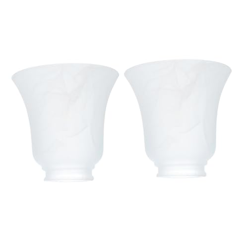 AUTSUPPL 2 Stück Teiliges Lampenschirm Mattiertem Glas Stilvoller Deckenlampenschirm für Fassung Einfach zu Montierender Robuster Lichtschutz für Wohnzimmer und Schlafzimmer AUTSUPPL 2 Stück Teiliges Lampenschirm Mattiertem Glas Stilvoller Deckenlampenschirm für Fassung Einfach zu Montierender Robuster Lichtschutz für Wohnzimmer und Schlafzimmer von AUTSUPPL