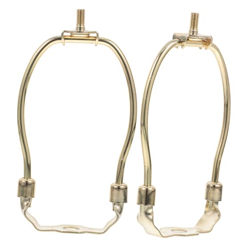 AUTSUPPL 2 Stück Teiliges Lampenschirm harfenhalter Metall Stabile Halterung mit Stilvollem Hörner design Geeignet für Tisch Stehlampen DIY Ersatzrahmen Goldfarben AUTSUPPL 2 Stück Teiliges Lampenschirm harfenhalter Metall Stabile Halterung mit Stilvollem Hörner design Geeignet für Tisch Stehlampen DIY Ersatzrahmen Goldfarben von AUTSUPPL