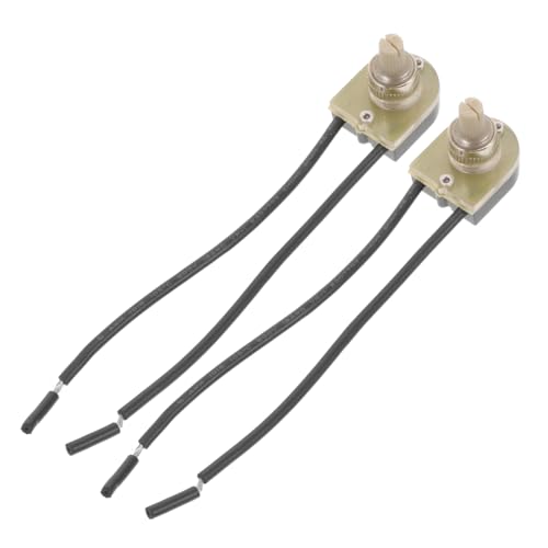 AUTSUPPL 2 Stück Teiliges Lichtdrehschalter mit Rotation Einstellbarer Schalter für Schreibtischlampen Kompatibel mit Verschiedenen Lampenmodellen Vielseitig und Einfach zu Bedienen von AUTSUPPL