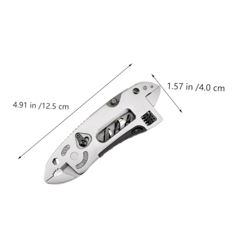 AUTSUPPL 2 Stück Teiliges Multifunktionales Outdoor zangen Rostfreiem Stahl Tragbare Verschleißfeste Kombizange mit Drahtschneider und Schraubenschlüssel für Survival und Camping von AUTSUPPL