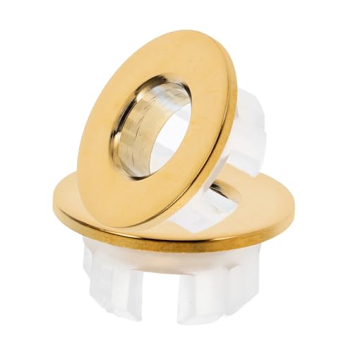 AUTSUPPL 2 Stück Teiliges Überlaufring aus Kupfer Abflussring für Waschbecken Kompatibel mit Verschiedenen Waschbecken Einfache Montage Stilvolles Design für Bad und Küche AUTSUPPL 2 Stück Teiliges Überlaufring aus Kupfer Abflussring für Waschbecken Kompatibel mit Verschiedenen Waschbecken Einfache Montage Stilvolles Design für Bad und Küche von AUTSUPPL