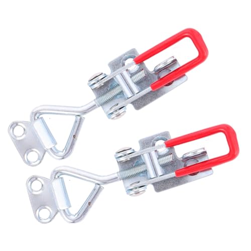 AUTSUPPL 2 Stück Teiliges Verzinkte Heavy Duty Toggle Latches Verstellbare Kleine Klemmen mit Waagrechtem Schnellverschluss Robuste Türverschluss Klammern für Schränke und Boxen AUTSUPPL 2 Stück Teiliges Verzinkte Heavy Duty Toggle Latches Verstellbare Kleine Klemmen mit Waagrechtem Schnellverschluss Robuste Türverschluss Klammern für Schränke und Boxen von AUTSUPPL