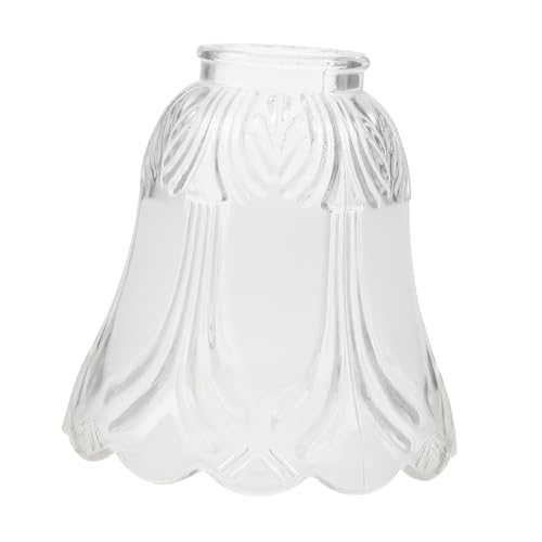 AUTSUPPL 2 Stück Transparente Glas Lampenschirme Kreative Leuchtenschirme für Deckenleuchte Kronleuchter Tisch und Stehlampen Staubschutz und Dekoration Wohnzimmer Schlafzimmer von AUTSUPPL