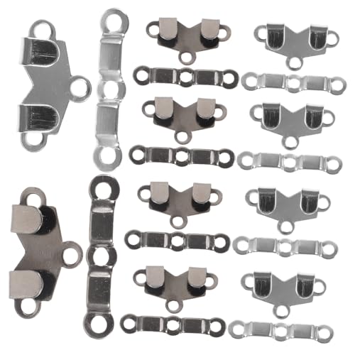AUTSUPPL 20 Paare Metall Hosenhaken und Ösen Set Langlebige Messing Hosenverschluss Haken Vintage Nähverschluss für Hosen Röcke Jacken Einfache Anwendung Rostfrei Retro design von AUTSUPPL