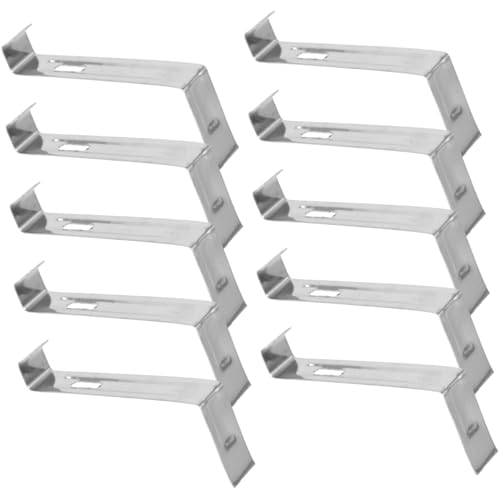 AUTSUPPL 20 Stück Edelstahl Dachziegel Clips Rutschfeste Verstärkte Dachhaken für Sicheren Halt bei Sturm Einfache Montage ohne Fliesenentfernung Langlebige Dachbefestigung für Große von AUTSUPPL