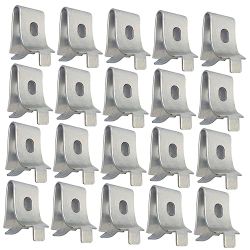 AUTSUPPL 20 Stück Regalhalterung Clips Verstellbare Stützclips für und Holzregale Installieren für Küchen und Werkstätten von AUTSUPPL