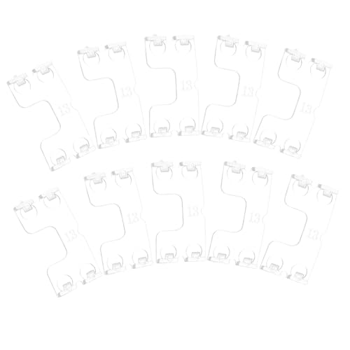 AUTSUPPL 20 Stück Teiliges Kunststoff Butterfly Clips für Jalousien Einfache Montage Stabile Halterung Vielseitig Kompatibel Langlebig Formbeständig als Blind Valance Ersatzclips von AUTSUPPL