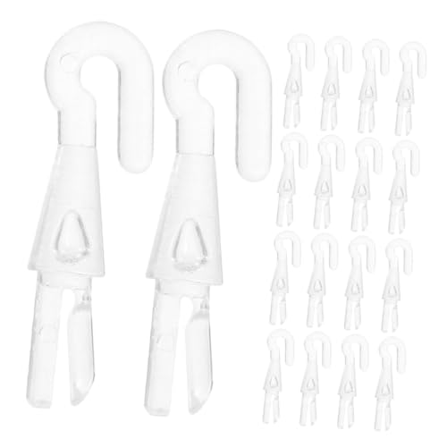 AUTSUPPL 20 Stück Teiliges Transparente Jalousie-ersatzhaken aus Flexiblem Kunststoff Langlebige Blind Wand Haken mit Ergonomischem Fragezeichen-design für Einfache Bedienung und Präzise AUTSUPPL 20 Stück Teiliges Transparente Jalousie-ersatzhaken aus Flexiblem Kunststoff Langlebige Blind Wand Haken mit Ergonomischem Fragezeichen-design für Einfache Bedienung und Präzise von AUTSUPPL
