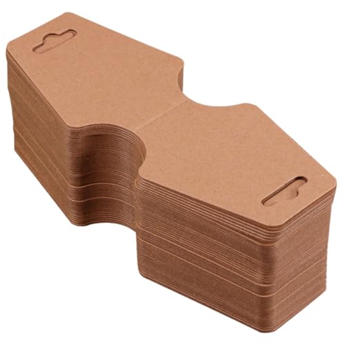 AUTSUPPL 200 Stück Halsketten Verpackungskarten aus Kraftpapier Faltbare Schmuckanhänger für Halsketten Armbänder und Ohrringe Praktische Schmuck Display Karten für Boutiquen AUTSUPPL 200 Stück Halsketten Verpackungskarten aus Kraftpapier Faltbare Schmuckanhänger für Halsketten Armbänder und Ohrringe Praktische Schmuck Display Karten für Boutiquen von AUTSUPPL