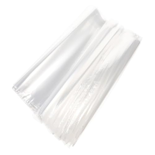 AUTSUPPL 200 Stück Pof Schrumpffolie Beutel Transparent Hitzebeständig Schrumpfverpackung Robust Vielseitig für Kerzen Seifen Geschenke Flaschen DIY Handwerk Geeignet von AUTSUPPL