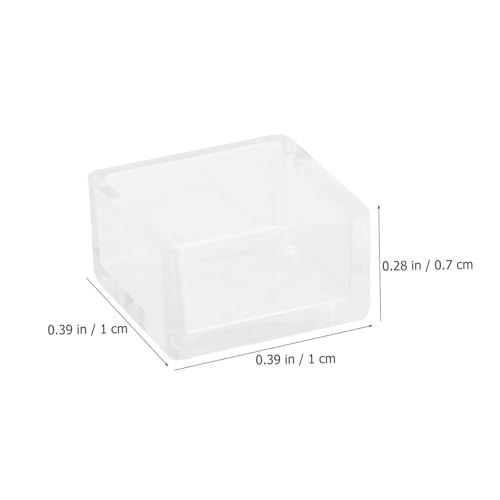 AUTSUPPL 25 Stück Teiliges Leerer Transparenter Kunststoff Aquarell farbpfannen Halbe Näpfchen für Künstler Malpalette zur Farbmischung und Platzsparenden Aufbewahrung von AUTSUPPL