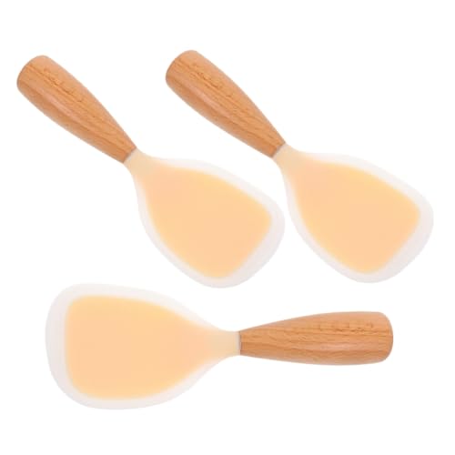 AUTSUPPL 3 STÜCKE Antihaftbeschichteter Reislöffel aus Hitzebeständigem Silikon mit Rutschfestem Holzgriff Ergonomischer Servierlöffel mit Stehfunktion für Effizientes Reiskochen und AUTSUPPL 3 STÜCKE Antihaftbeschichteter Reislöffel aus Hitzebeständigem Silikon mit Rutschfestem Holzgriff Ergonomischer Servierlöffel mit Stehfunktion für Effizientes Reiskochen und von AUTSUPPL