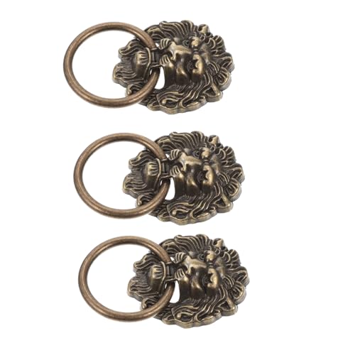 AUTSUPPL 3 Stück Teiliges Antike Löwenkopf Schubladengriffe aus Zinklegierung Vintage Möbelgriffe mit Chinesischem Retro stil Korrosionsbeständig und Langlebig Geeignet für Schranktüren AUTSUPPL 3 Stück Teiliges Antike Löwenkopf Schubladengriffe aus Zinklegierung Vintage Möbelgriffe mit Chinesischem Retro stil Korrosionsbeständig und Langlebig Geeignet für Schranktüren von AUTSUPPL
