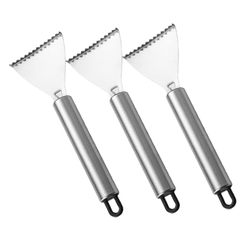 AUTSUPPL 3 Stück Teiliges Edelstahl Fischentschupper mit Ergonomischem Griff Präzise Gezahntes Scale Scraper Werkzeug für Einfache Fischschuppenentfernung Küche AUTSUPPL 3 Stück Teiliges Edelstahl Fischentschupper mit Ergonomischem Griff Präzise Gezahntes Scale Scraper Werkzeug für Einfache Fischschuppenentfernung Küche von AUTSUPPL