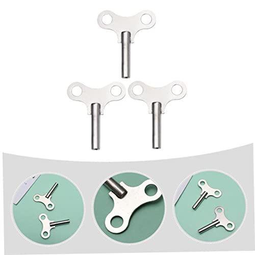 AUTSUPPL 3 Stück Teiliges Verschleißfester Stahl uhraufziehschlüssel für Stand Wanduhren Langlebig und Einfach zu Bedienen Geeignet für Alte Mechanische Tisch Holzuhren AUTSUPPL 3 Stück Teiliges Verschleißfester Stahl uhraufziehschlüssel für Stand Wanduhren Langlebig und Einfach zu Bedienen Geeignet für Alte Mechanische Tisch Holzuhren von AUTSUPPL