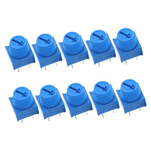 AUTSUPPL 30 Stk Potentiometer 3-poliger Widerstand Maßbandhalter 100 Ohm Widerstand 10k Widerstand Durchgangslochwiderstand Hochpräziser Widerstand 10 kOhm Widerstände Kunststoff Metall AUTSUPPL 30 Stk Potentiometer 3-poliger Widerstand Maßbandhalter 100 Ohm Widerstand 10k Widerstand Durchgangslochwiderstand Hochpräziser Widerstand 10 kOhm Widerstände Kunststoff Metall von AUTSUPPL