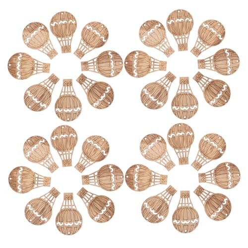AUTSUPPL 30 Stück Teiliges Heißluftballon Holzscheiben zum Bemalen Leichte DIY Holzstücke mit Glatter Oberfläche Handgefertigte Holzornamente für Party Weihnachtsdekoration Vielseitig AUTSUPPL 30 Stück Teiliges Heißluftballon Holzscheiben zum Bemalen Leichte DIY Holzstücke mit Glatter Oberfläche Handgefertigte Holzornamente für Party Weihnachtsdekoration Vielseitig von AUTSUPPL