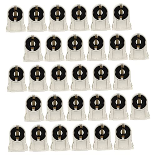 AUTSUPPL 30 Stück Teiliges LED Lampenfassung Fluorescent Lamp Socket aus Hitzebeständigem Abs Material Langlebig Sicher und Energieeffizient für Gleichmäßige Zufällige Farbe AUTSUPPL 30 Stück Teiliges LED Lampenfassung Fluorescent Lamp Socket aus Hitzebeständigem Abs Material Langlebig Sicher und Energieeffizient für Gleichmäßige Zufällige Farbe von AUTSUPPL