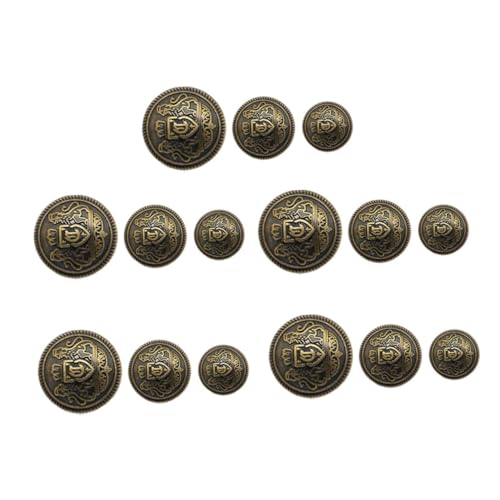 AUTSUPPL 30 Stück Teiliges Runde Metallknöpfe aus Zinklegierung Elegante Nähknöpfe im Retro stil Robust für Mäntel Blazer Hosen Vielseitig zum Selbernähen und Dekorieren AUTSUPPL 30 Stück Teiliges Runde Metallknöpfe aus Zinklegierung Elegante Nähknöpfe im Retro stil Robust für Mäntel Blazer Hosen Vielseitig zum Selbernähen und Dekorieren von AUTSUPPL