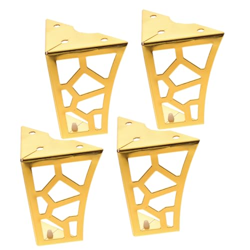 AUTSUPPL 4 Stück Hohlgefräste Robuste Möbelbeine aus Eisen rutschfeste Gummisohlen für Sofa Kommode Couchtisch Hohe Tragkraft Kratzfest Langlebig Goldfarben AUTSUPPL 4 Stück Hohlgefräste Robuste Möbelbeine aus Eisen rutschfeste Gummisohlen für Sofa Kommode Couchtisch Hohe Tragkraft Kratzfest Langlebig Goldfarben von AUTSUPPL