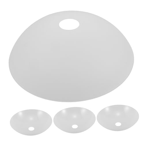 AUTSUPPL 4 Stück PVC Lampenschirme Halbkreisform Leichte Pflegeleichte Pendelleuchtenabdeckungen Sanfte Lichtstreuung Minimalistisches Design Vielseitig für Wohnzimmer Schlafzimmer und AUTSUPPL 4 Stück PVC Lampenschirme Halbkreisform Leichte Pflegeleichte Pendelleuchtenabdeckungen Sanfte Lichtstreuung Minimalistisches Design Vielseitig für Wohnzimmer Schlafzimmer und von AUTSUPPL