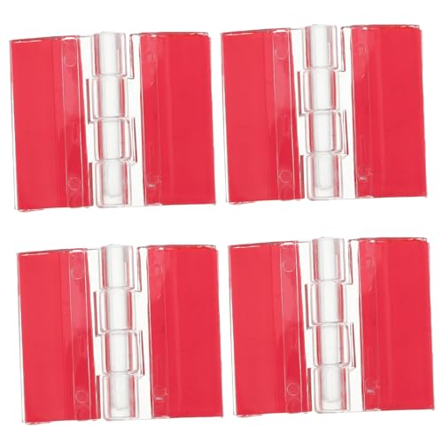 AUTSUPPL 4 Stück Selbstklebende Scharniere Selbstklebende Scharniere Stoßscharniere Für Schranktüren Möbelscharniere Durchgehende Scharniere Acrylscharniere Tischscharniere von AUTSUPPL