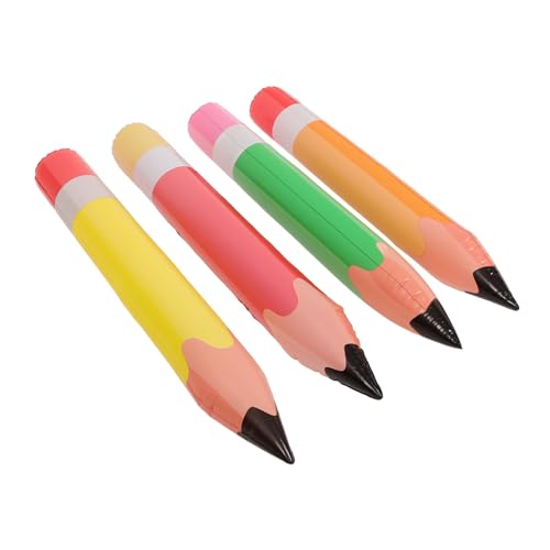 AUTSUPPL 4 Stück Teiliges Aufblasbare Jumbo Bleistiftballons aus Langlebigem PVC Bunte Schul Partydekorationen Vielseitig für Klassenzimmer und Kindergeburtstage Einfach Transportierbar AUTSUPPL 4 Stück Teiliges Aufblasbare Jumbo Bleistiftballons aus Langlebigem PVC Bunte Schul Partydekorationen Vielseitig für Klassenzimmer und Kindergeburtstage Einfach Transportierbar von AUTSUPPL