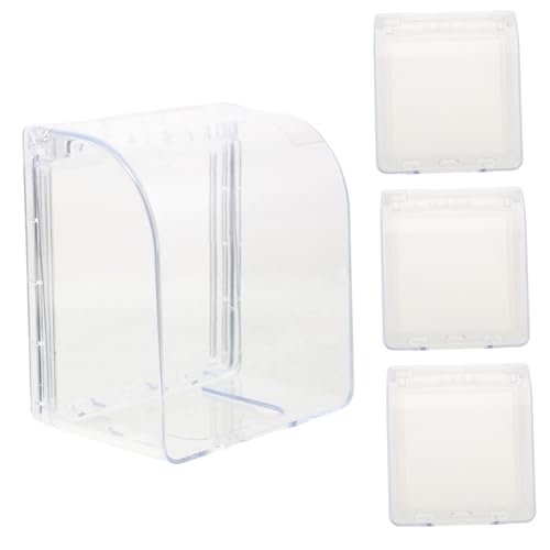 AUTSUPPL 4 Stück Teiliges Indoor Steckdosen Schutzabdeckungen Wasserdichtes Transparentes Schutzcover für Badezimmer Küche Büro Balkon Einfache Montage ohne Demontage Regendichte AUTSUPPL 4 Stück Teiliges Indoor Steckdosen Schutzabdeckungen Wasserdichtes Transparentes Schutzcover für Badezimmer Küche Büro Balkon Einfache Montage ohne Demontage Regendichte von AUTSUPPL