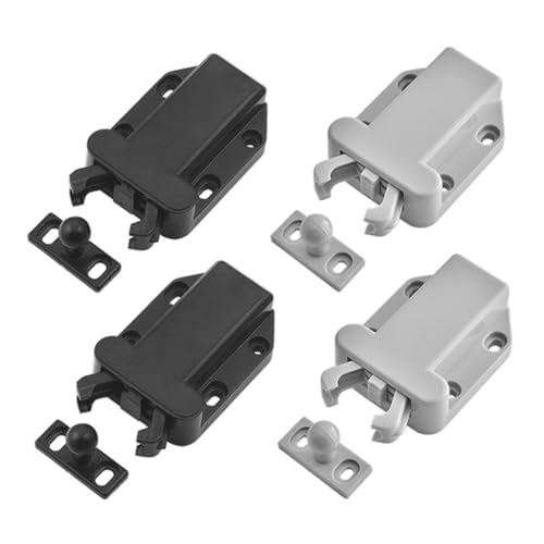 AUTSUPPL 4 Stück Teiliges Push Latch Selbstverriegelnder Kunststoff türöffner für Schrank Schublade Kindersichere Touch latch Sicherung Einfache Montage Geeignet für Möbel und Schranktüren AUTSUPPL 4 Stück Teiliges Push Latch Selbstverriegelnder Kunststoff türöffner für Schrank Schublade Kindersichere Touch latch Sicherung Einfache Montage Geeignet für Möbel und Schranktüren von AUTSUPPL