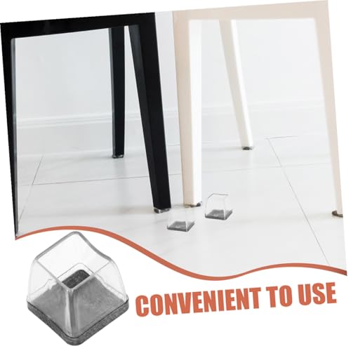 AUTSUPPL 4 Stück Teiliges Stuhlbeinkappen aus Transparentem Silikon rutschfest Schlagdämpfend und Bodenschutz für Tisch Stuhlbeine mit Installieren und Geräuschdämpfend AUTSUPPL 4 Stück Teiliges Stuhlbeinkappen aus Transparentem Silikon rutschfest Schlagdämpfend und Bodenschutz für Tisch Stuhlbeine mit Installieren und Geräuschdämpfend von AUTSUPPL