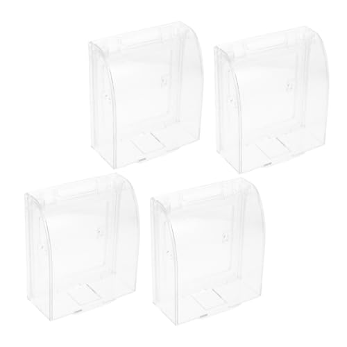 AUTSUPPL 4 Stück Teiliges Transparent Kindersichere Wasserdichte Steckdosensicherung mit Einfachem Einbau Platzsparend Kompatibel mit Standard wandsteckdosen AUTSUPPL 4 Stück Teiliges Transparent Kindersichere Wasserdichte Steckdosensicherung mit Einfachem Einbau Platzsparend Kompatibel mit Standard wandsteckdosen von AUTSUPPL