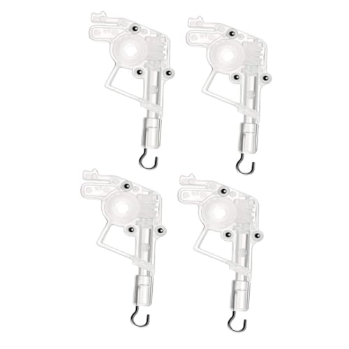 AUTSUPPL 4 Stück Teiliges Wand Tilter für Jalousien Hexagonal Transparent Robustes Kunststoff-ersatzteil für Horizontale Lamellen Einfache Installation Geeignet für Wohn Schlafzimmer von AUTSUPPL