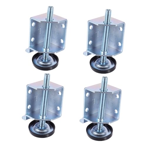 AUTSUPPL 4 Stück Verstellbare Möbel nivellierfüße aus Hochwertigem Kaltstahl Schwere Beanspruchung Höhenverstellbare Tisch Schrankbeine mit Schutzkappe für Tische Ablagen Schränke und AUTSUPPL 4 Stück Verstellbare Möbel nivellierfüße aus Hochwertigem Kaltstahl Schwere Beanspruchung Höhenverstellbare Tisch Schrankbeine mit Schutzkappe für Tische Ablagen Schränke und von AUTSUPPL