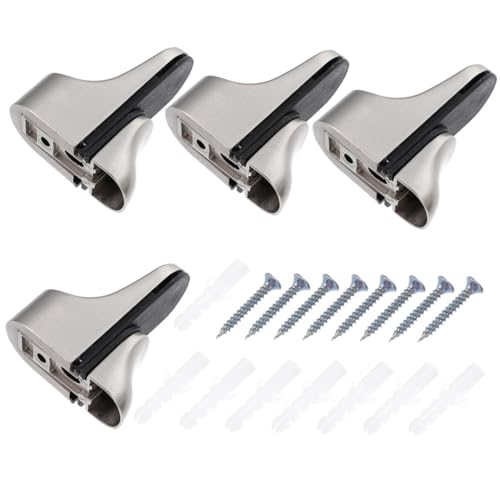 AUTSUPPL 4 Stück Verstellbare Regalträger für Glasbodenträger Kleine Einstellbare Wandhalterung Modernes Design Vielseitig für Wohn Schlaf Arbeitszimmer Geeignet AUTSUPPL 4 Stück Verstellbare Regalträger für Glasbodenträger Kleine Einstellbare Wandhalterung Modernes Design Vielseitig für Wohn Schlaf Arbeitszimmer Geeignet von AUTSUPPL