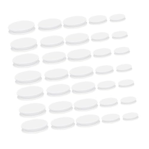 AUTSUPPL 40 Stück Weiße Piggy Bank Verschlussstopfen aus Elastischem Gummimaterial Runde Kleine Stopper für Münzbehälter und Sparbüchsen Staub Feuchtigkeitsdicht Langlebiger von AUTSUPPL