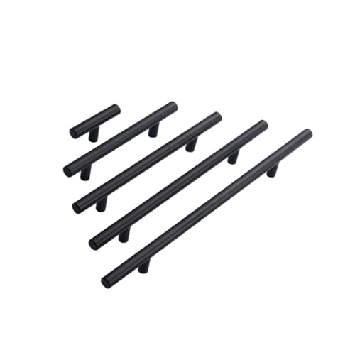 AUTSUPPL 5 Stück Teiliges Edelstahl Möbelgriffe Schwarz Rostfrei Schrankgriffe für Küchenschränke Kleiderschränke Geeignet für Wohnzimmer Bad Moderne Einrichtung AUTSUPPL 5 Stück Teiliges Edelstahl Möbelgriffe Schwarz Rostfrei Schrankgriffe für Küchenschränke Kleiderschränke Geeignet für Wohnzimmer Bad Moderne Einrichtung von AUTSUPPL