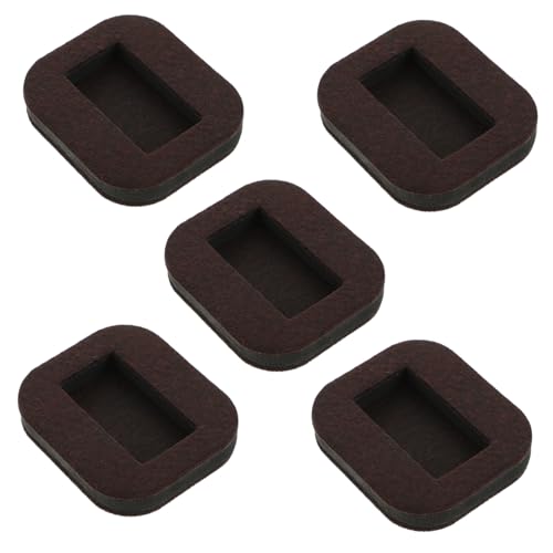 AUTSUPPL 5 Stück Teiliges Filz Möbelgleiter für Stuhlrollen Rutschfestes Möbelrad Stopper Pads Bodenschutz Möbelstopper für Bürostuhl Couch Tisch Kratzfest Geräuschdämpfend Einsetzbar von AUTSUPPL