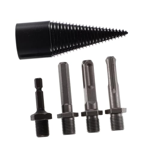 AUTSUPPL 5 Stück Teiliges Holzspalter bohrerset mit Tiefen Gewinden Verschleißfest Effiziente Spaltung von Brennholz Kompatibel mit Verschiedenen Bohrertypen Robust und Langlebig für AUTSUPPL 5 Stück Teiliges Holzspalter bohrerset mit Tiefen Gewinden Verschleißfest Effiziente Spaltung von Brennholz Kompatibel mit Verschiedenen Bohrertypen Robust und Langlebig für von AUTSUPPL