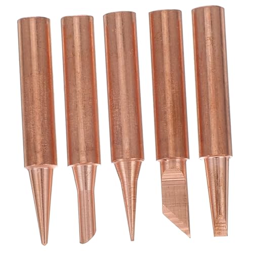 AUTSUPPL 5 Stück Teiliges Lötspitzen Reinem Kupfer Verschleißfest Langlebig und Robust Kompatibel mit Lötstationen Vielseitig Einsetzbar für Präzises Löten und Einfache Montage AUTSUPPL 5 Stück Teiliges Lötspitzen Reinem Kupfer Verschleißfest Langlebig und Robust Kompatibel mit Lötstationen Vielseitig Einsetzbar für Präzises Löten und Einfache Montage von AUTSUPPL