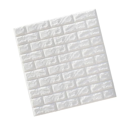 AUTSUPPL 5 Stück Teiliges Ziegel Wandpaneel aus Weißem Xpe Schaumstoff Selbstklebend Schalldämmend Stoßfest Einfache DIY Montage für Wohnzimmer Sofa Tv Hintergrund Wanddekoration AUTSUPPL 5 Stück Teiliges Ziegel Wandpaneel aus Weißem Xpe Schaumstoff Selbstklebend Schalldämmend Stoßfest Einfache DIY Montage für Wohnzimmer Sofa Tv Hintergrund Wanddekoration von AUTSUPPL
