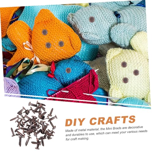 AUTSUPPL 50 Stück Dekorative Metall brads Runde Kopfklammern Papierbefestiger für Scrapbooking DIY Basteln Kunsthandwerk Vintage Kupferfarben AUTSUPPL 50 Stück Dekorative Metall brads Runde Kopfklammern Papierbefestiger für Scrapbooking DIY Basteln Kunsthandwerk Vintage Kupferfarben von AUTSUPPL