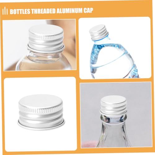 AUTSUPPL 50 Stück Kleine Aluminium Schraubdeckel für Glasflaschen Transparente Mini flaschendeckel Langlebig Auslaufsicher Vielseitig für Gewürzgläser und Milchflaschen Geeignet AUTSUPPL 50 Stück Kleine Aluminium Schraubdeckel für Glasflaschen Transparente Mini flaschendeckel Langlebig Auslaufsicher Vielseitig für Gewürzgläser und Milchflaschen Geeignet von AUTSUPPL