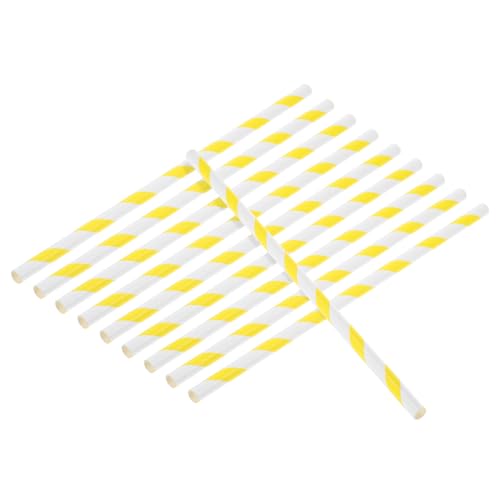 AUTSUPPL 50 Stück Papierstäbchen Gelb Weiß Gestreift Für Kommerzielle Automatische Zuckerwattemaschinen Geeignet Für Geburtstage Hochzeiten Partys AUTSUPPL 50 Stück Papierstäbchen Gelb Weiß Gestreift Für Kommerzielle Automatische Zuckerwattemaschinen Geeignet Für Geburtstage Hochzeiten Partys von AUTSUPPL