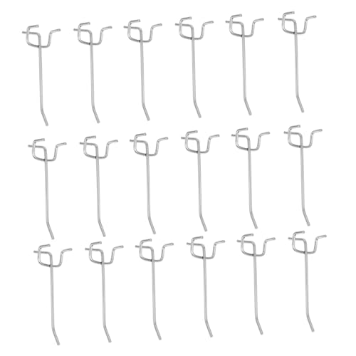 AUTSUPPL 50 Stück Teiliges Pegboard Haken Robuste Dreifach haken Lochwand halter für Werkzeug Kabel Haushaltsorganisation Stark Belastbar und Langlebig von AUTSUPPL